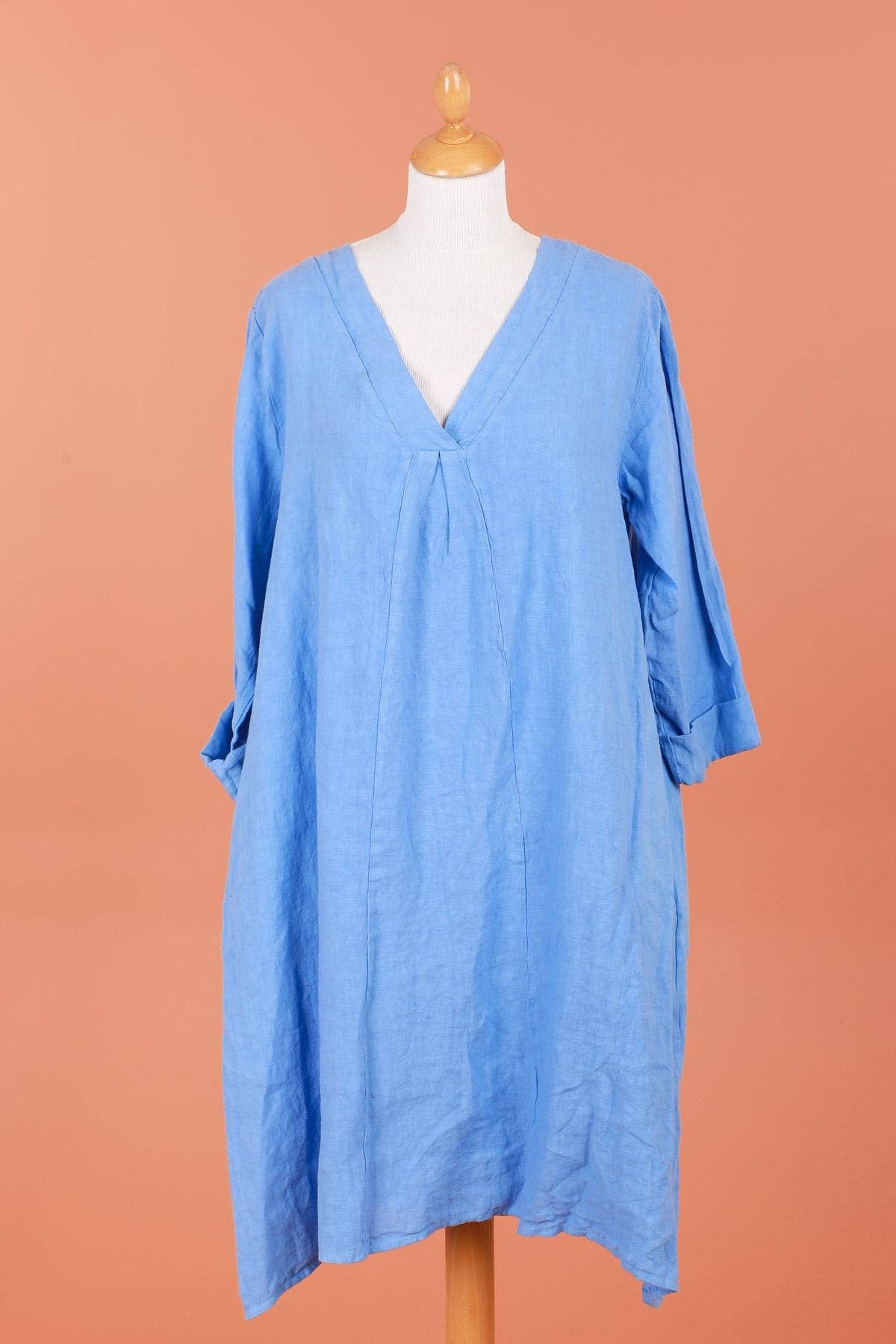 dress 62916 100% linen made in Italy