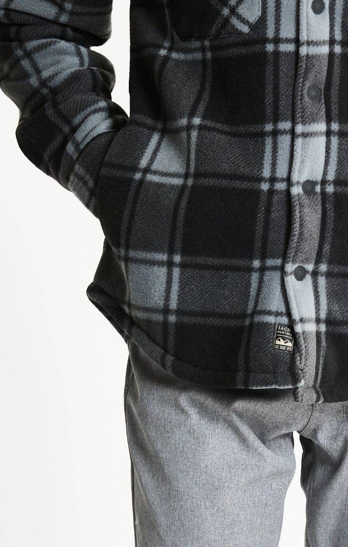 Sherpa Bonded Plaid Overshirt