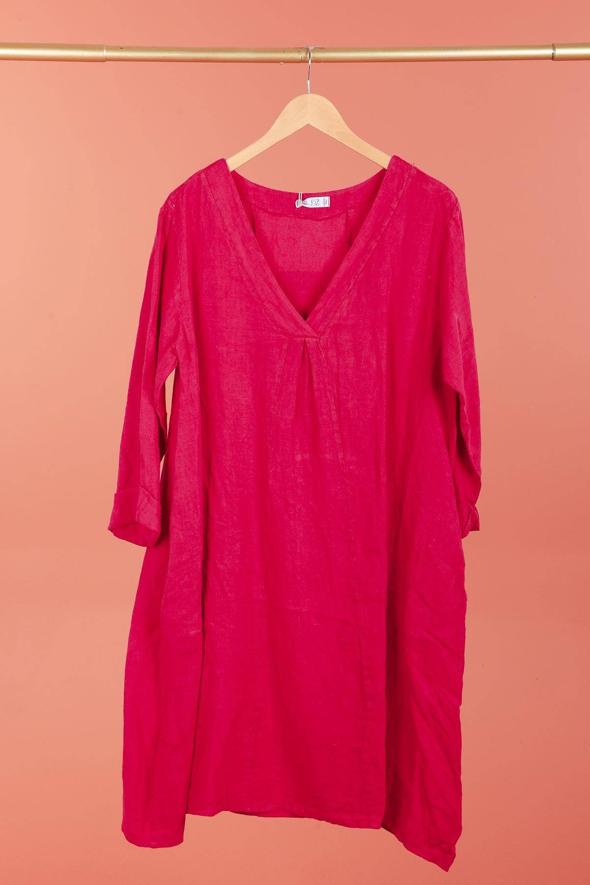 dress 62916 100% linen made in Italy