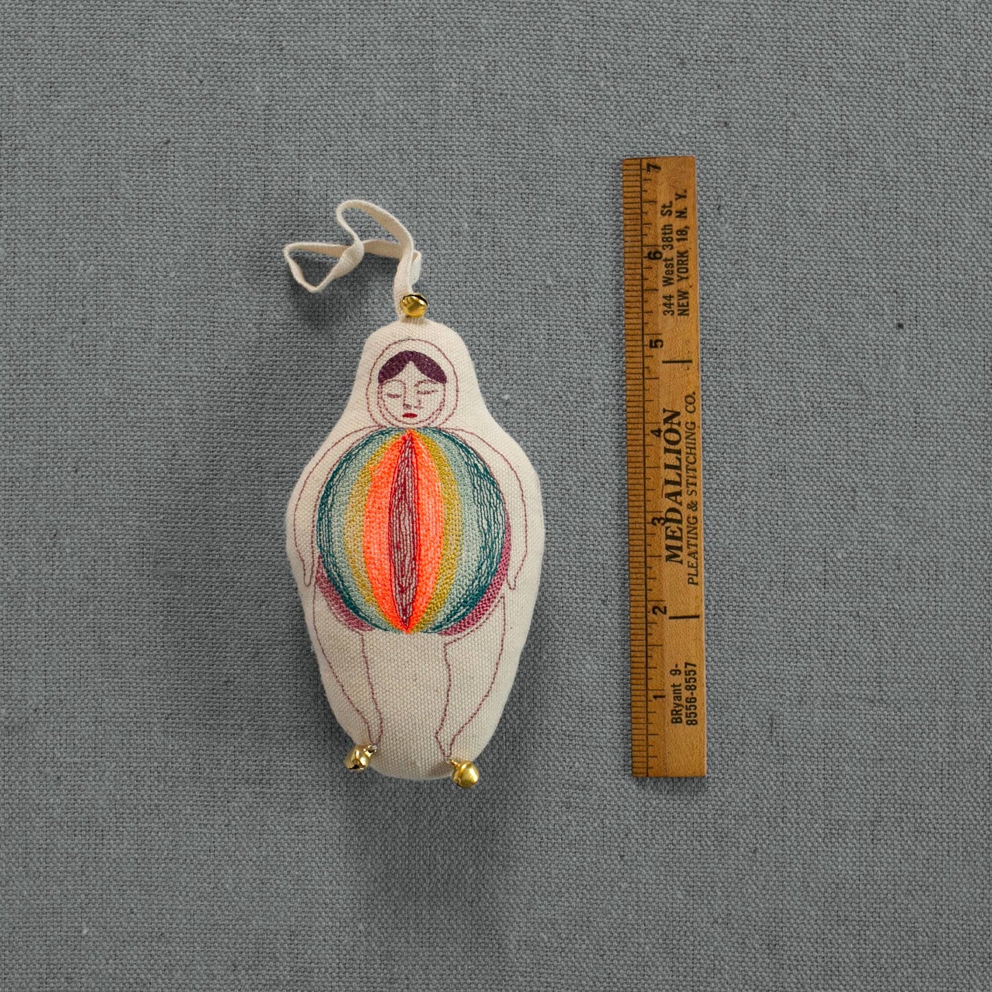Rainbow Baby - Lavender & Cotton Ornament, Token