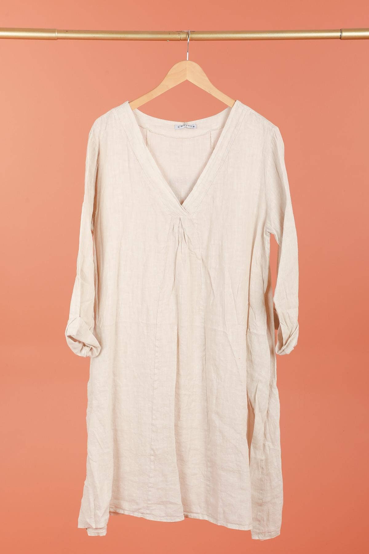 dress 62916 100% linen made in Italy
