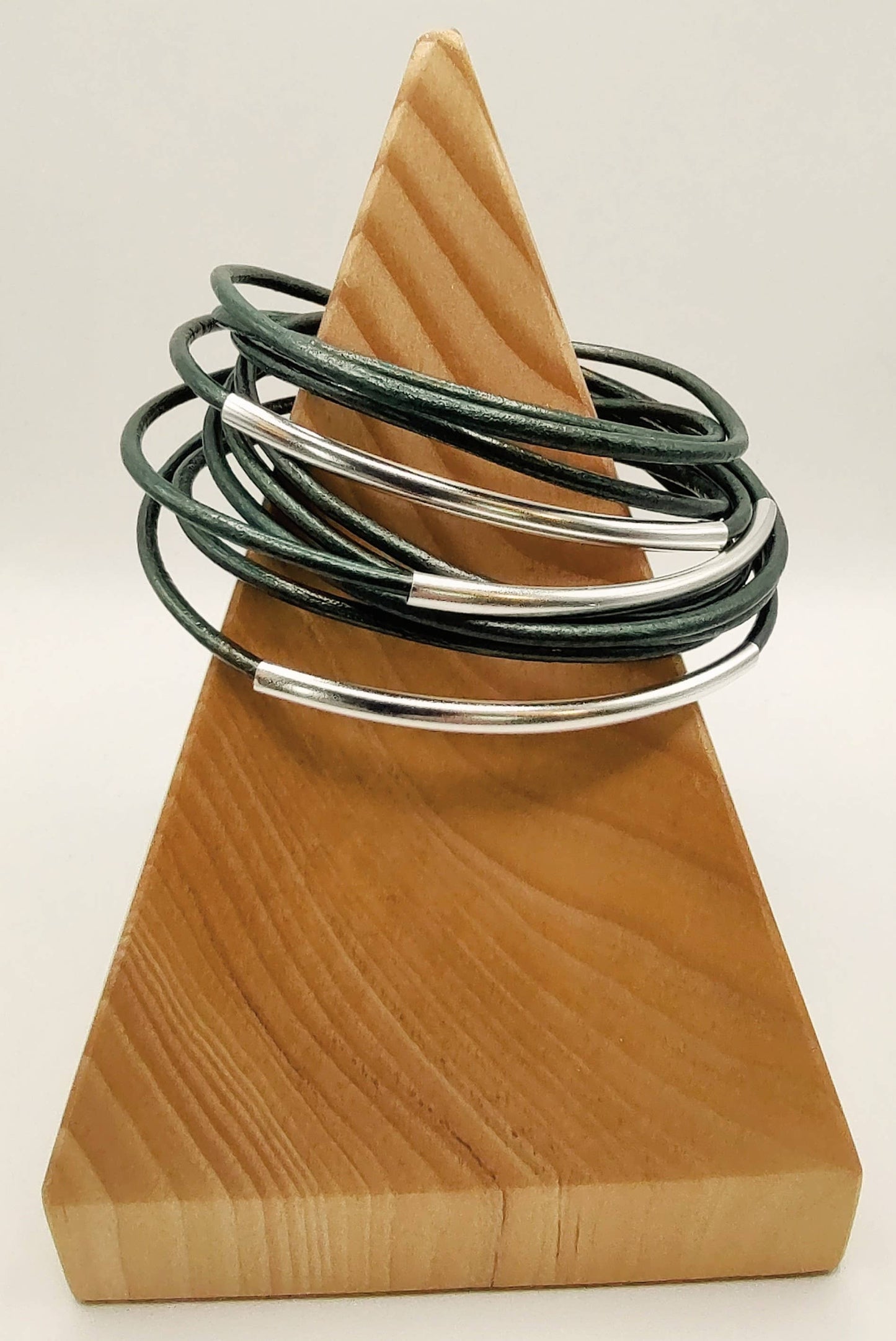 Metallic Sea Green Original Leather Wrap