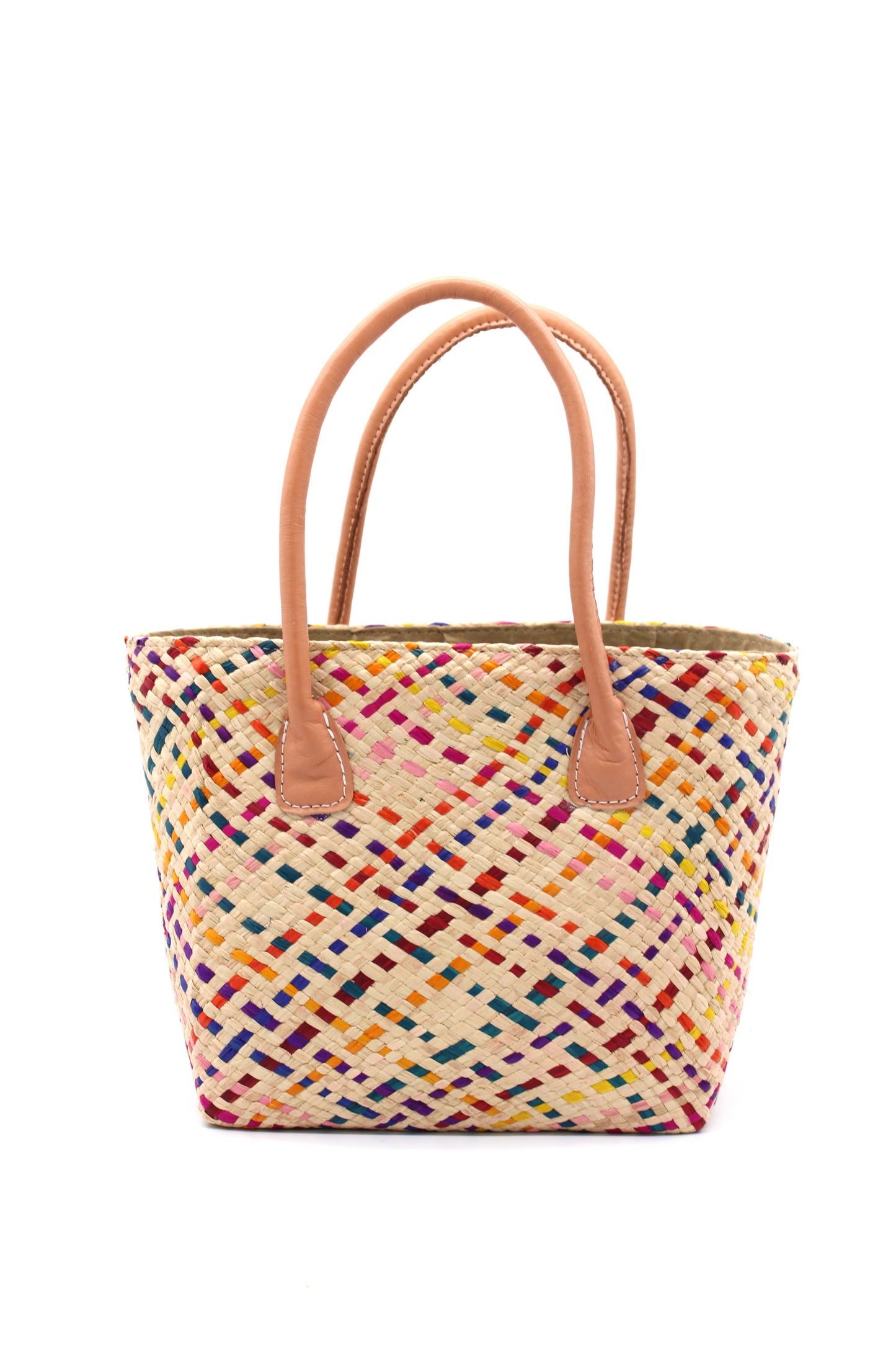 Pianina Small Straw Basket Bag