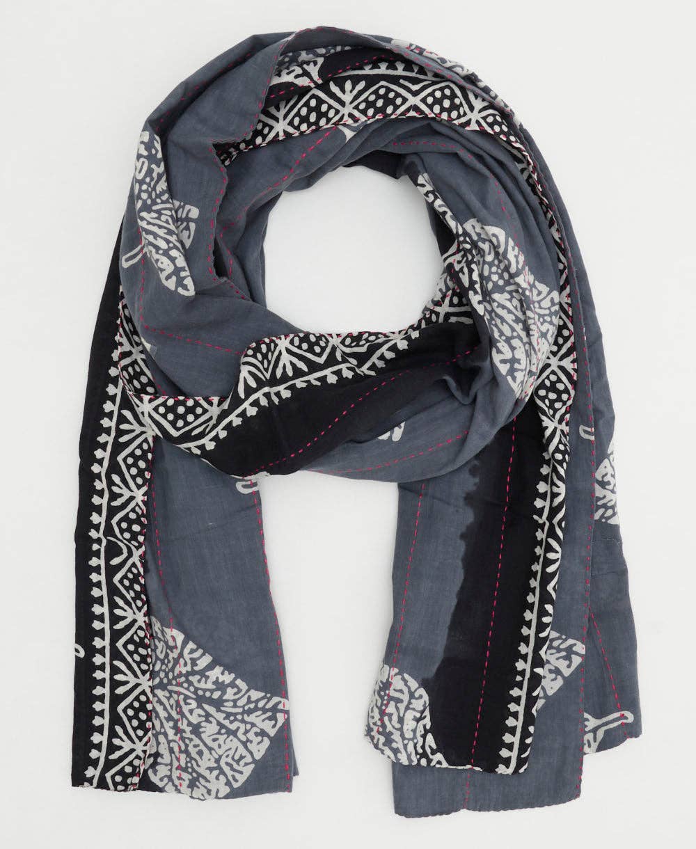 Kantha Long Scarf - No. 250143