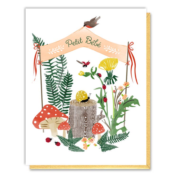 Petit Bébé Baby Card