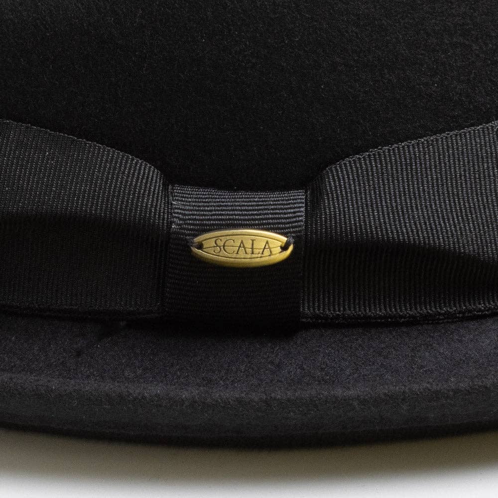 Mens Winter Wool Felt Crushable Fedora Hat- Bristol