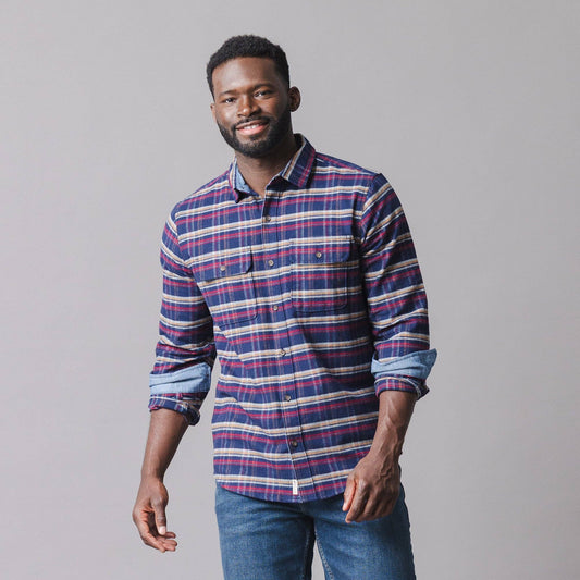 Organic Flannel Double Pocket Shirt