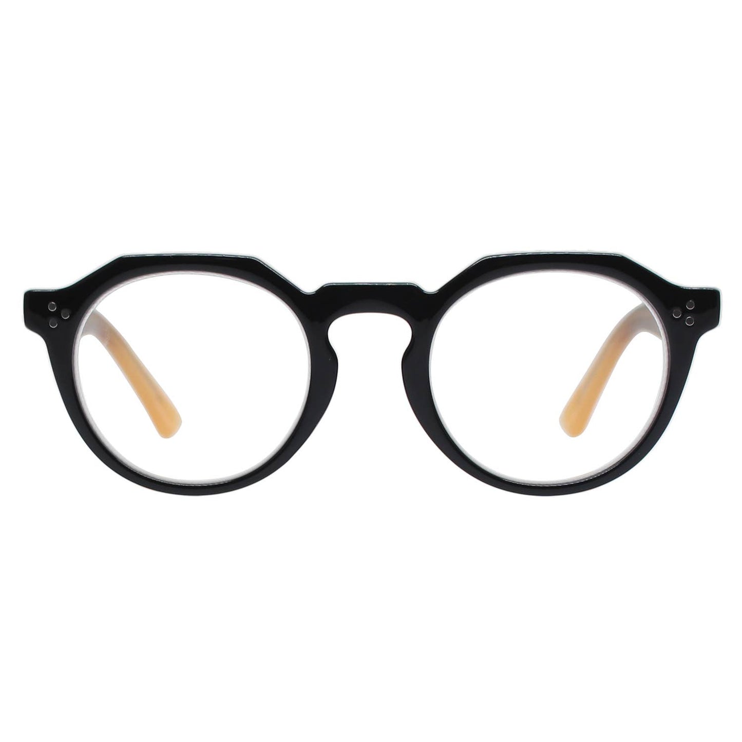 PARKER | Black  | Cream Temples | Blue Light