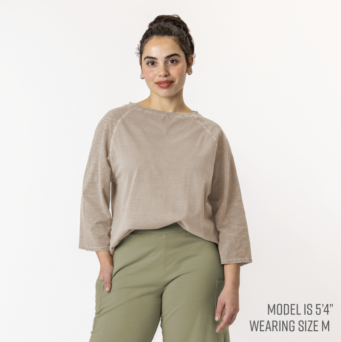 Organic Cotton - 3/4 Sleeve Tee