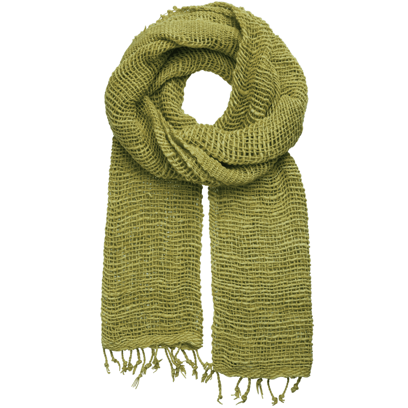 100% Cotton Fair Trade Free Weave Scarf for Fall and Winter