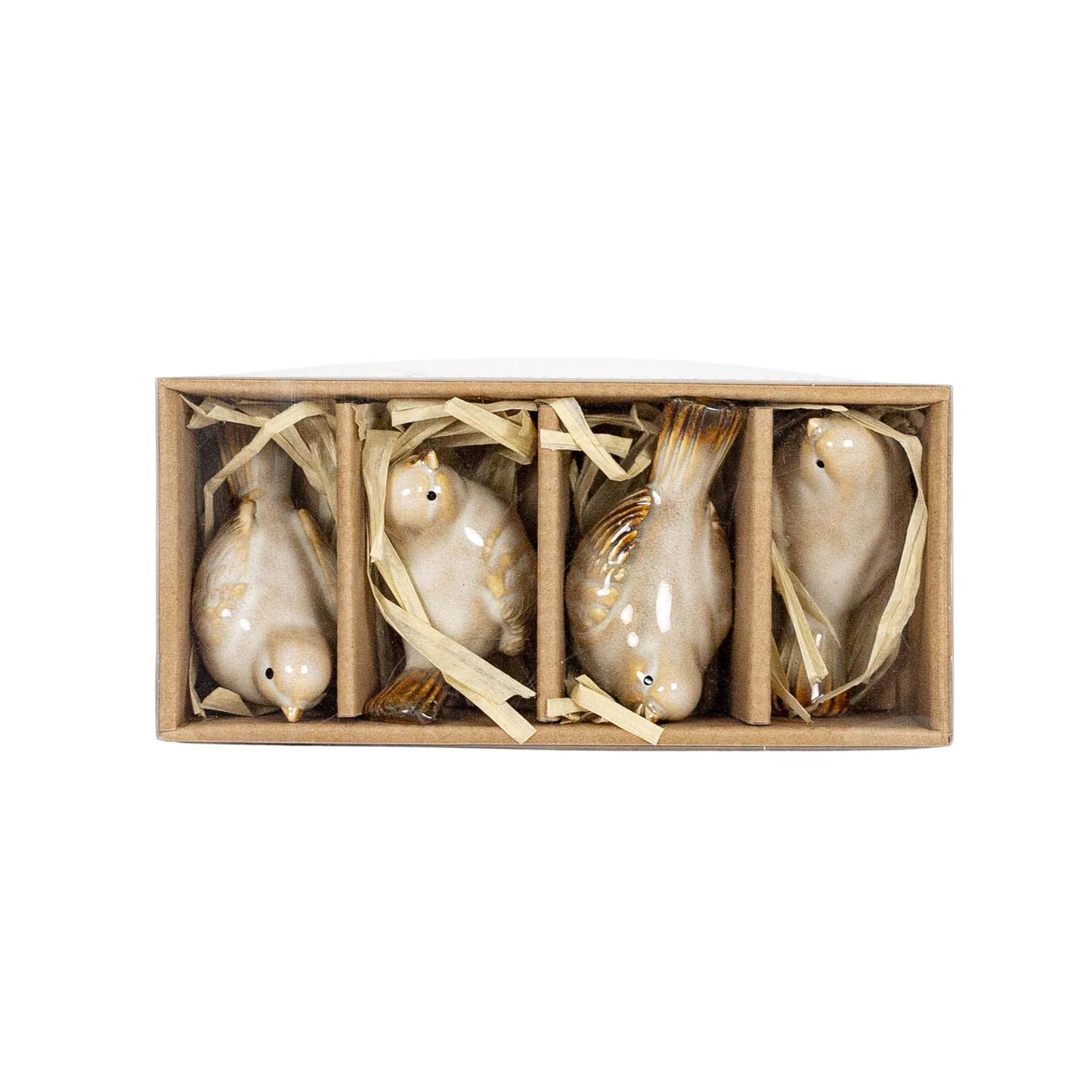 Nalin Garden Ceramic Bird Accents White