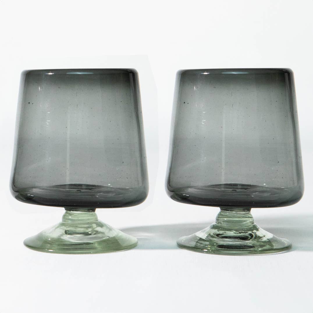 Handblown Short Stemmed Wine Glass