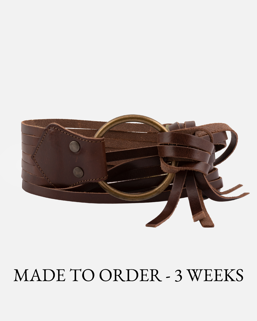 MADE TO ORDER Frida | Multi-Strap Leather Waist Belt