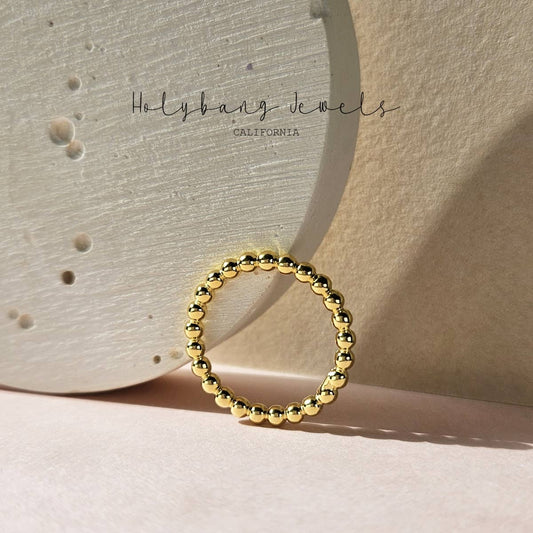 BEADED RING - R-F1128