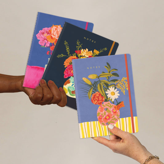 Lazy Daisy Sewn Trio Notebook Set