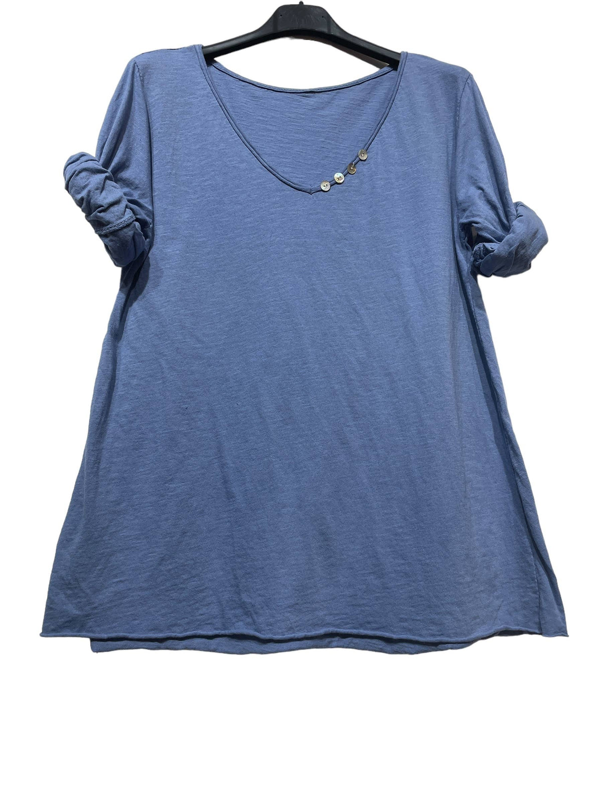 69461 BASIC COTTON TSHIRT: Black