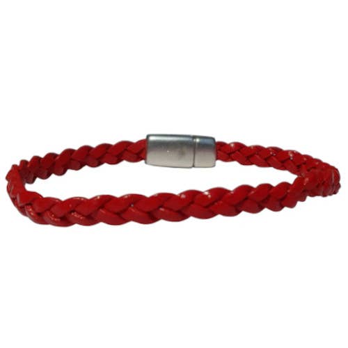 Men's Braided Leather Bracelet, Women's Bracelet, Accent