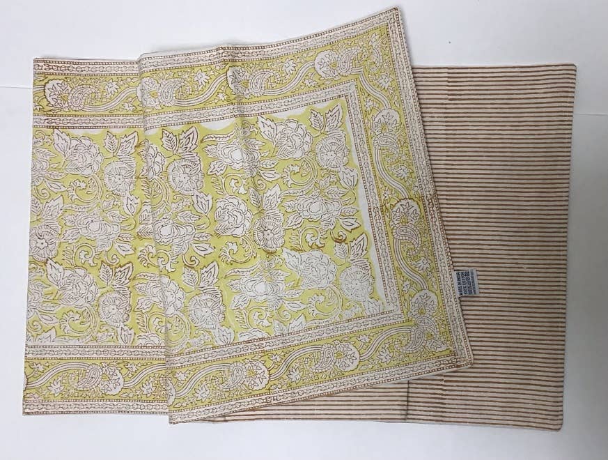 Table Runner 60" Rashmi Lemongrass