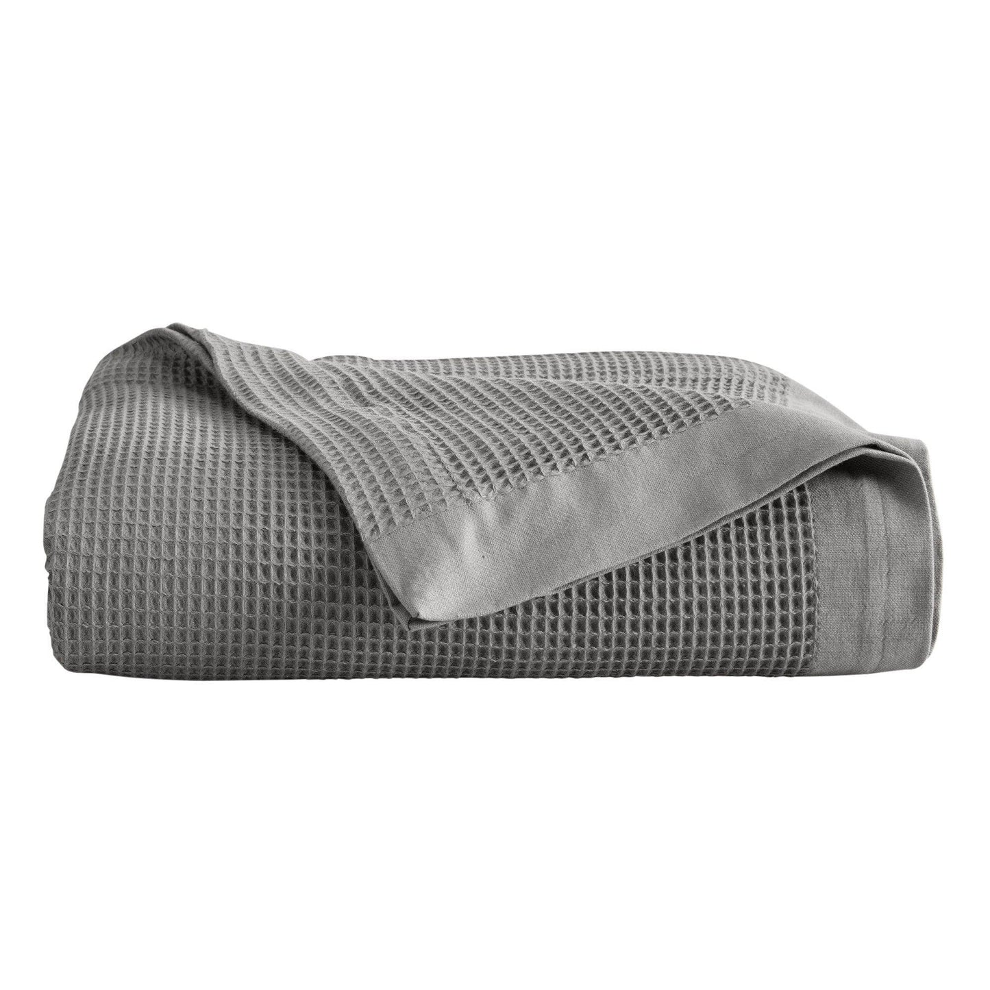 100% Cotton Small Waffle Weave Blanket - Hazel Collection