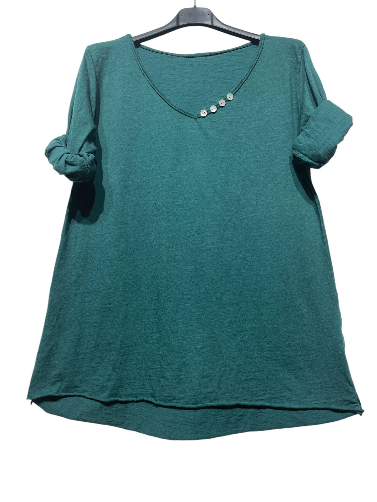 69461 BASIC COTTON TSHIRT: Black