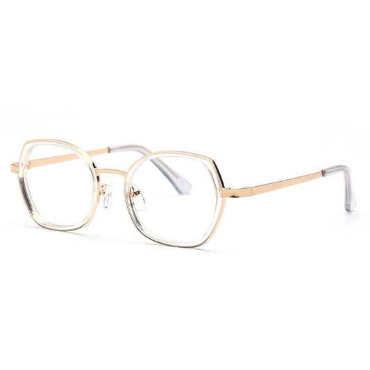 MELISSA | Gold Frame /  Clear Accent