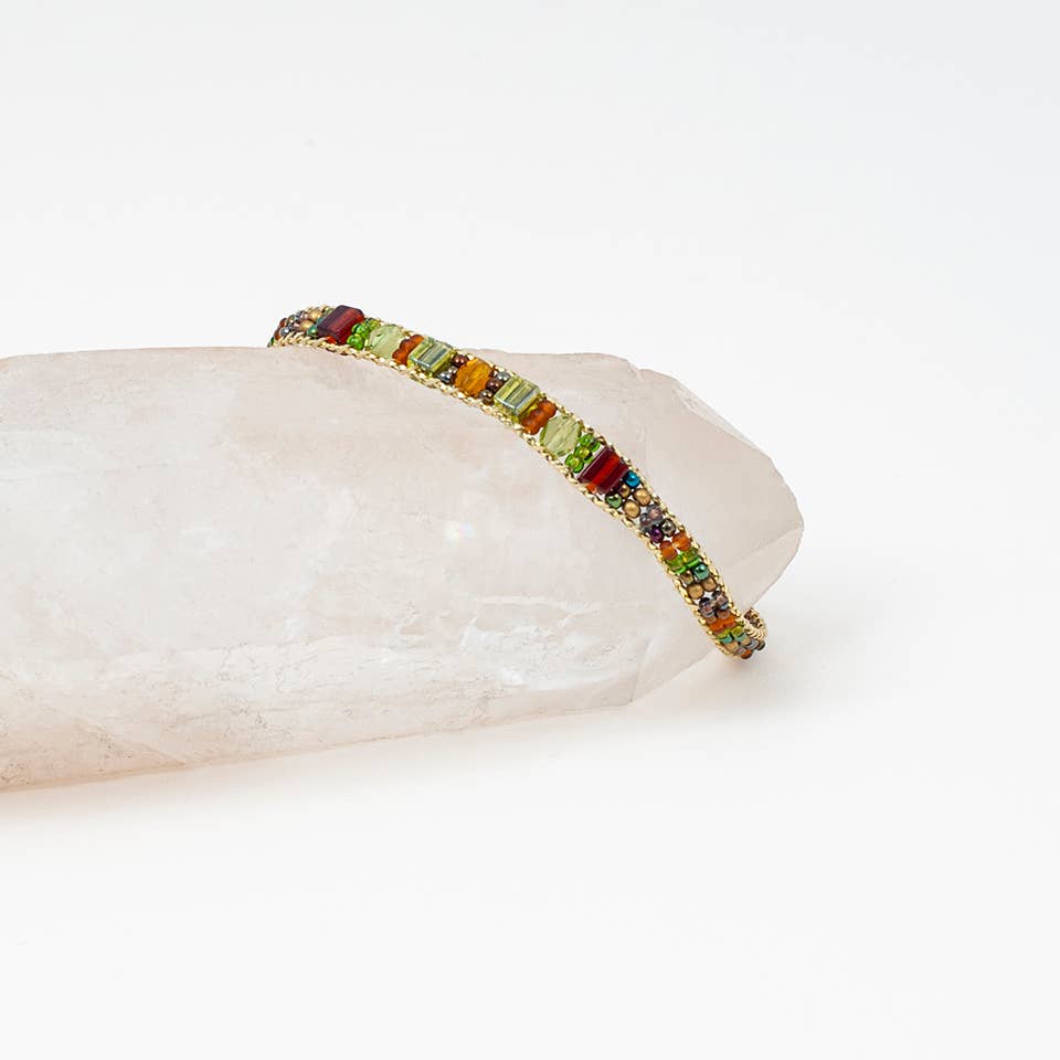 Thin Miyuki Beaded Bracelet