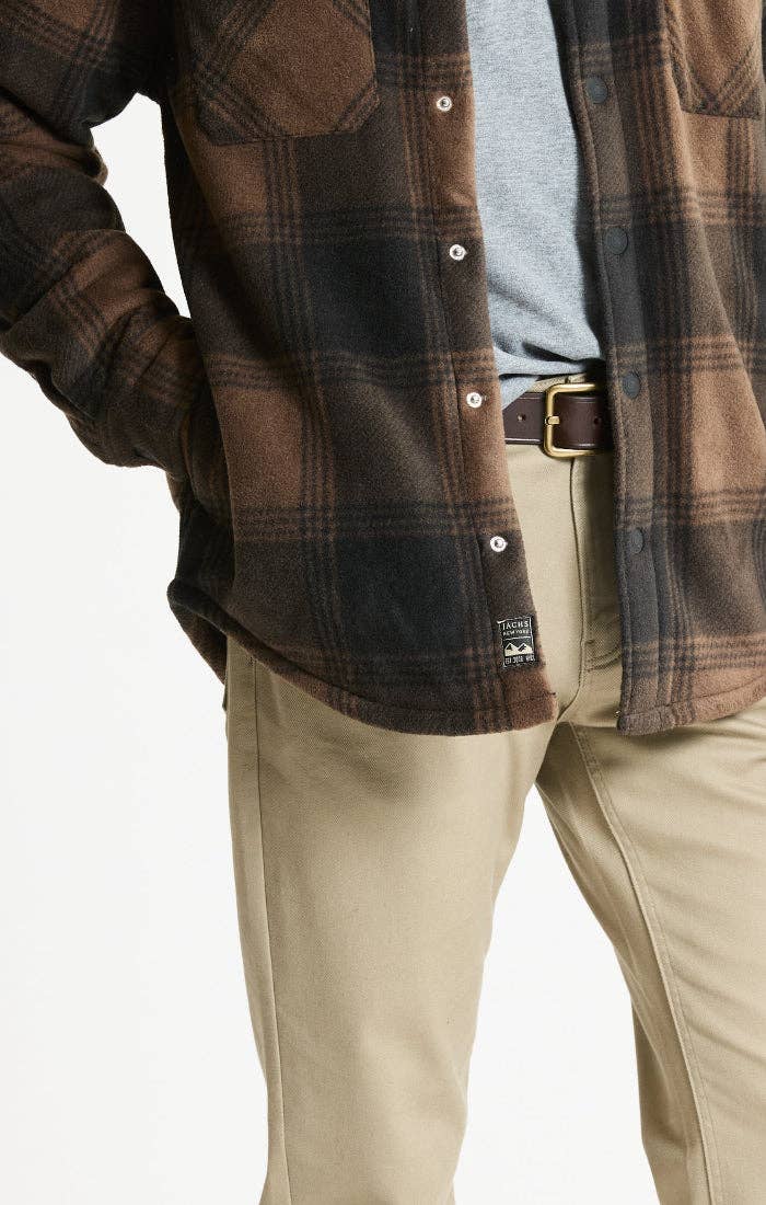 Sherpa Bonded Plaid Overshirt