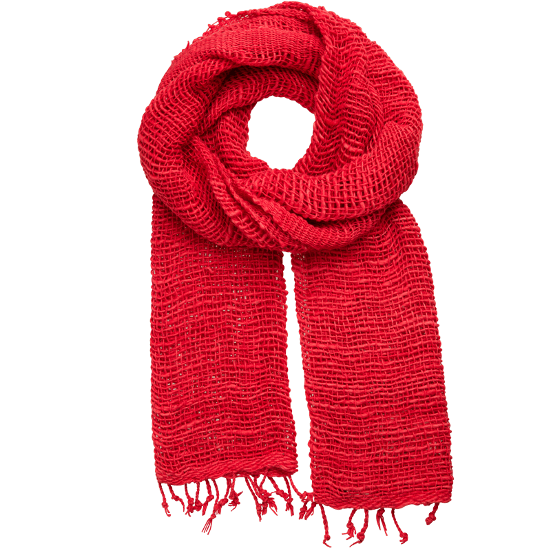 100% Cotton Fair Trade Free Weave Scarf for Fall and Winter