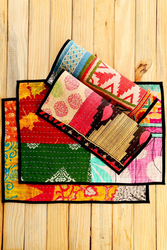 Kantha Placemats, Set of 4