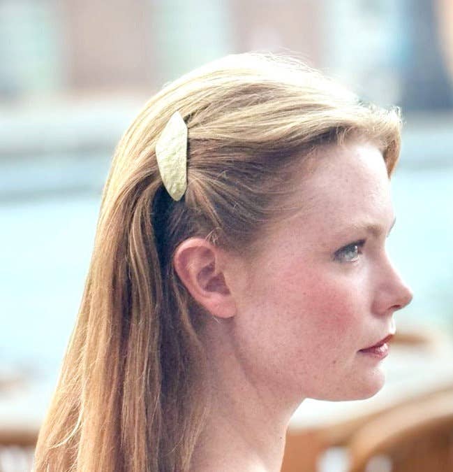 Cynthia Brushed Rock Barrette