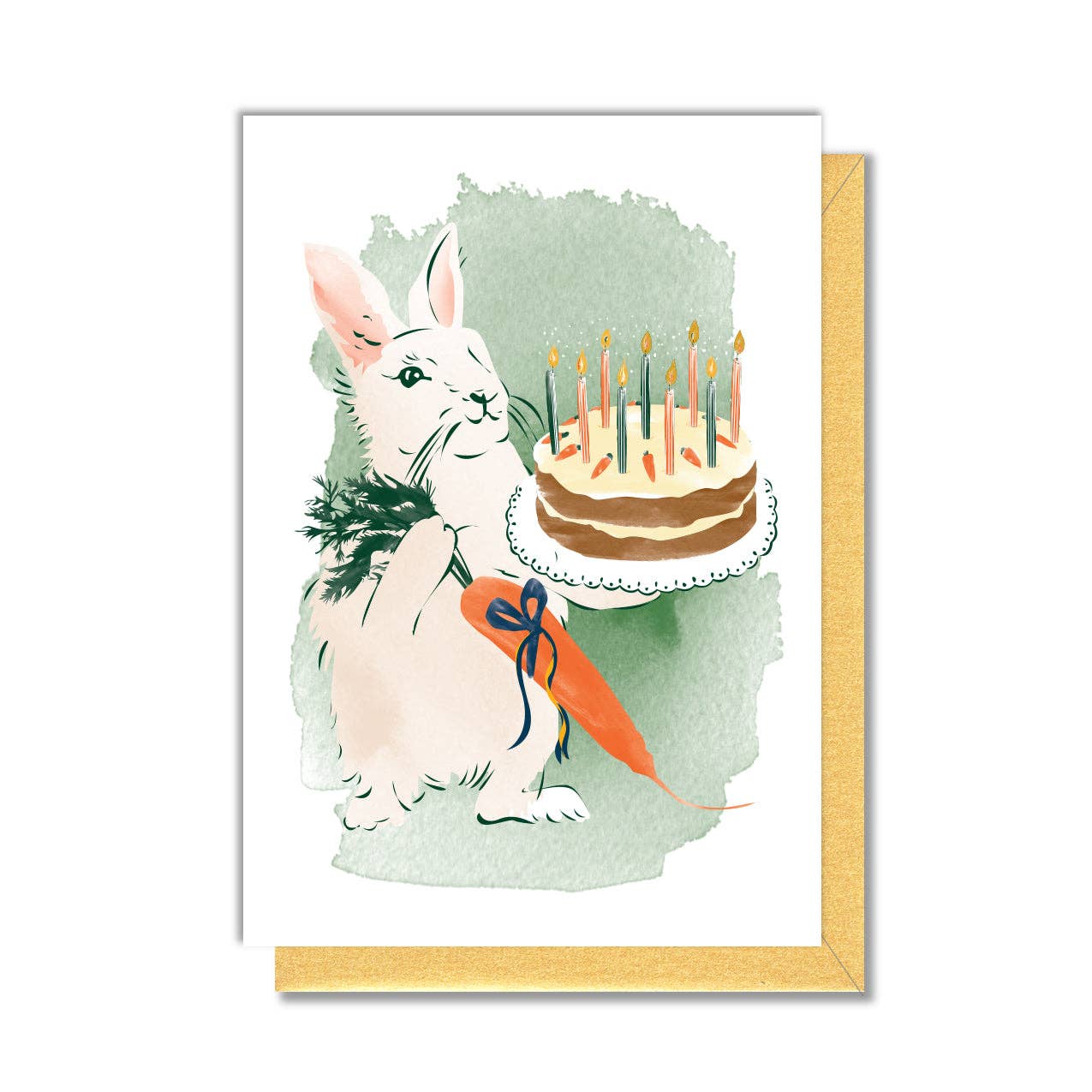 Carrot Cake Birthday Enclosure Card