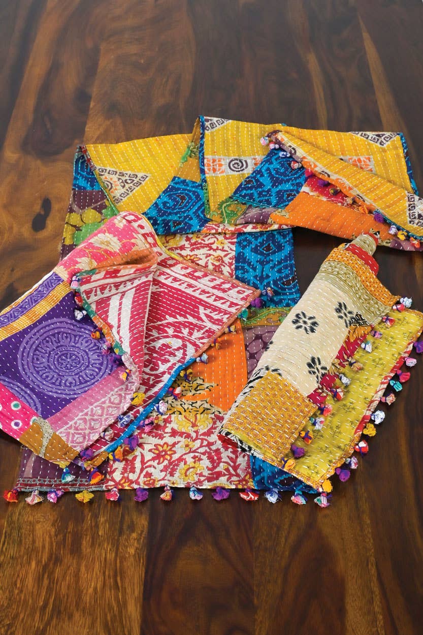Kantha Table Runner