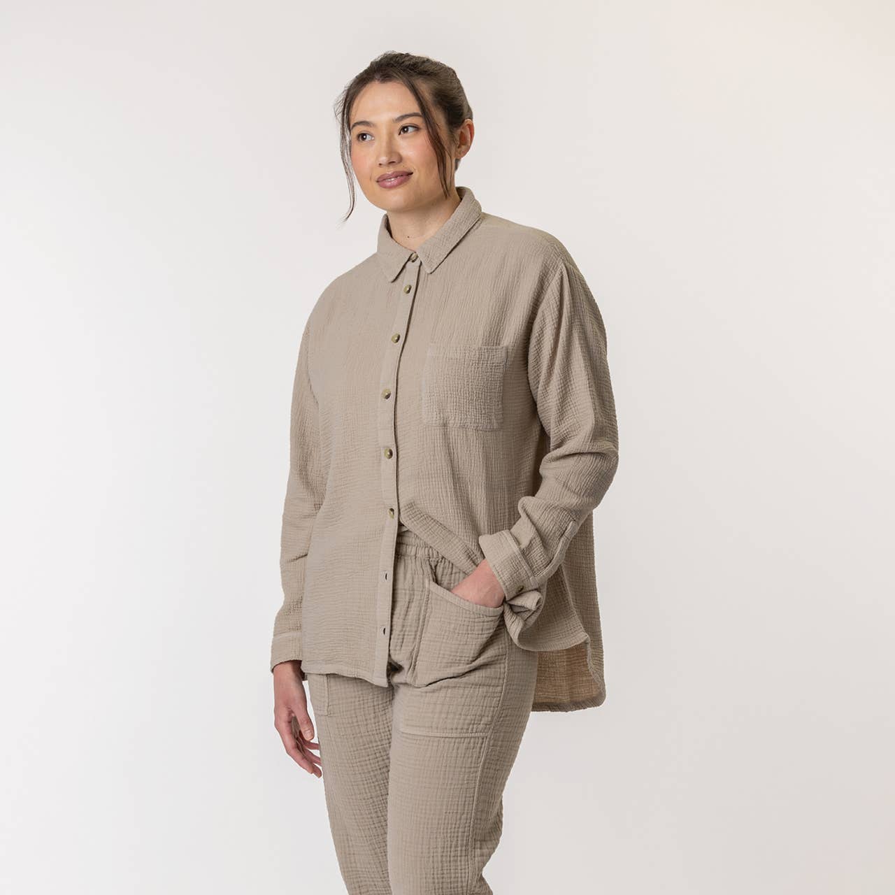 100% Organic Cotton - Button Down Shirt