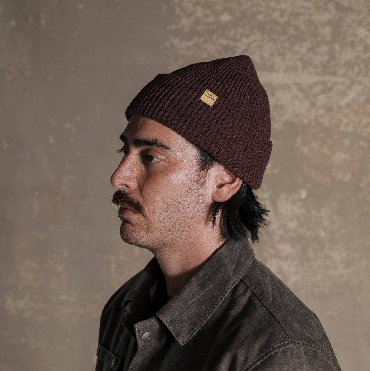 Wool Watch Cap - Maroon