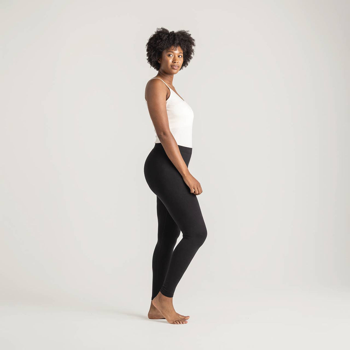 Organic Cotton Base Layer Ankle Leggings