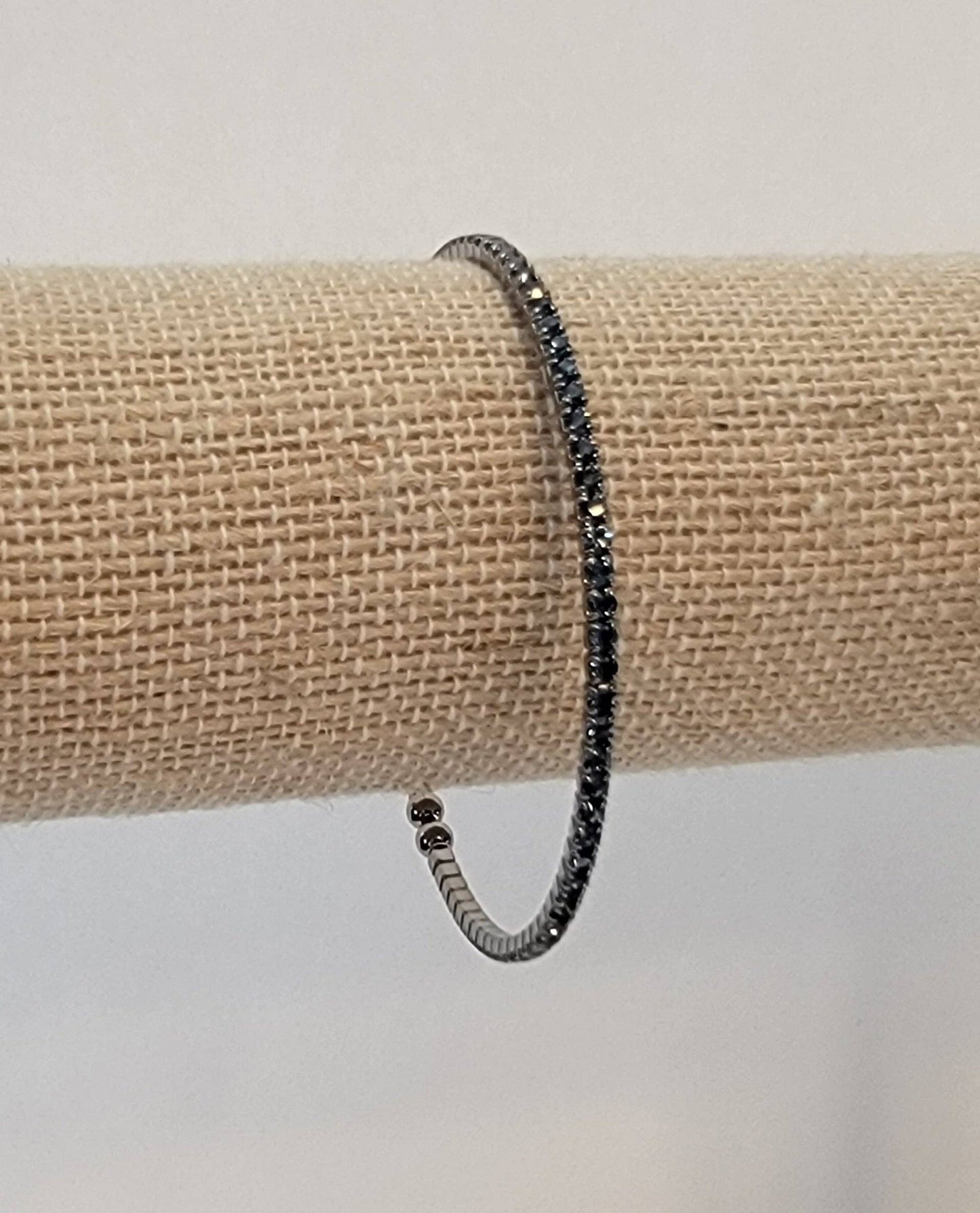 Dark Metal Stackable Bracelet
