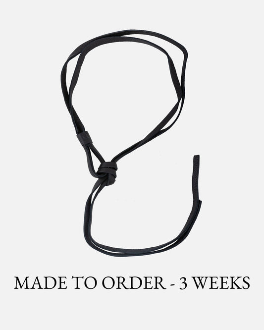 MADE TO ORDER Esli | Leather Knot Wrap Belt