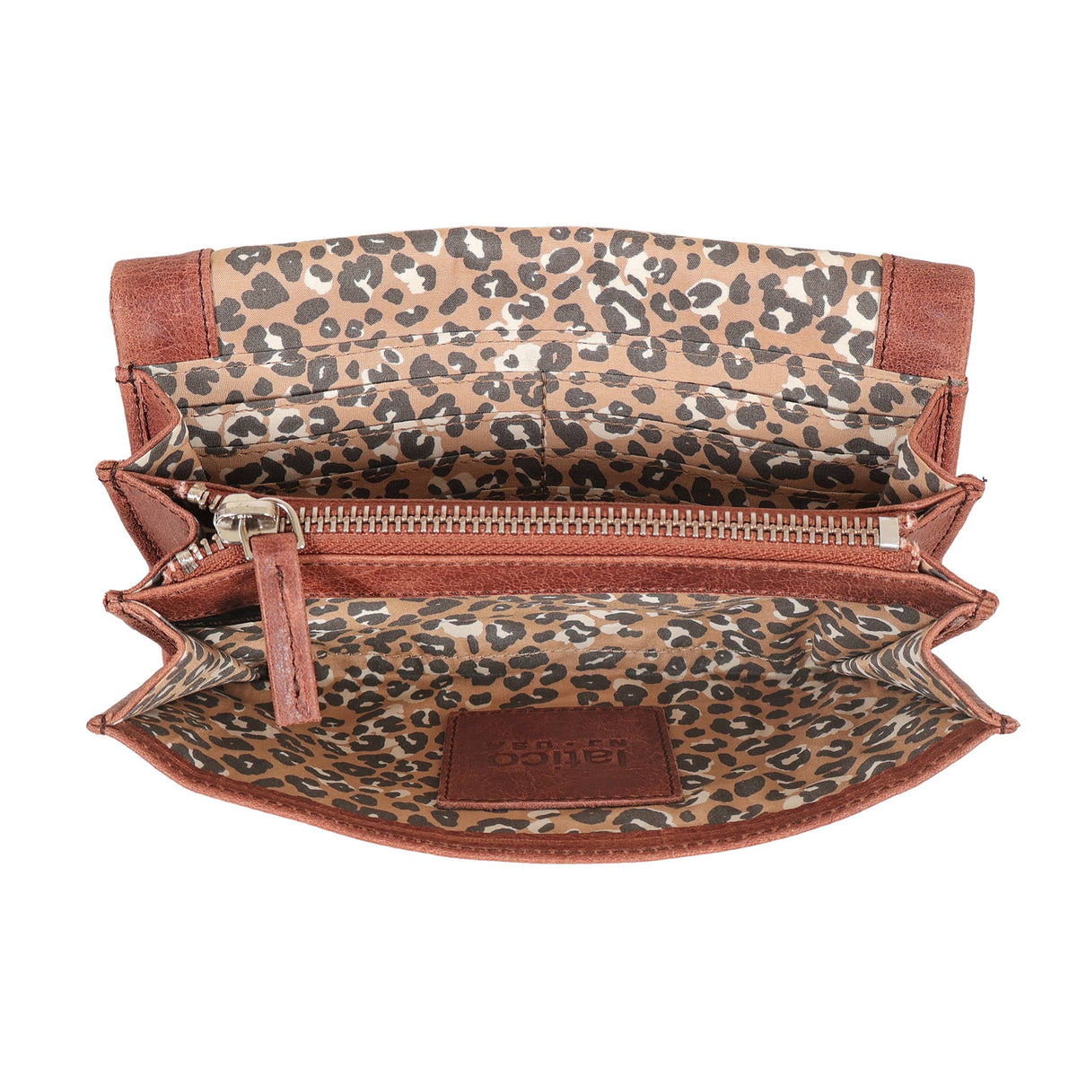 Eloise Crackled Napa Leather Wallet