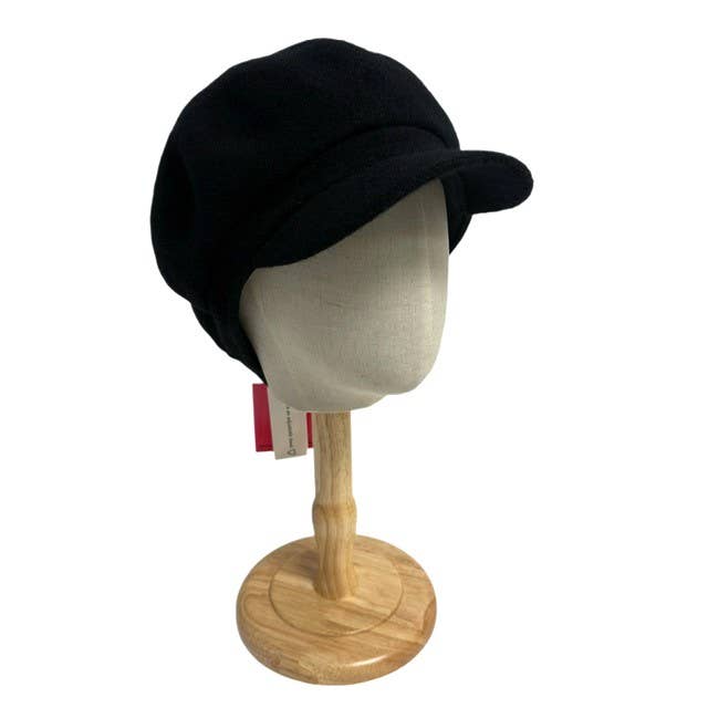 23S-0818 Boiled Wool News Boy Cap