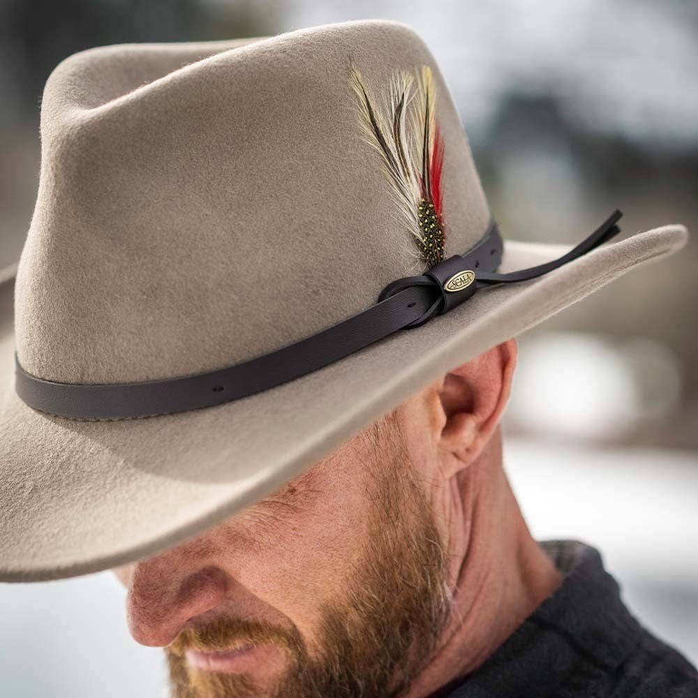 Mens Winter Wool Felt Crushable Hat- Dakota