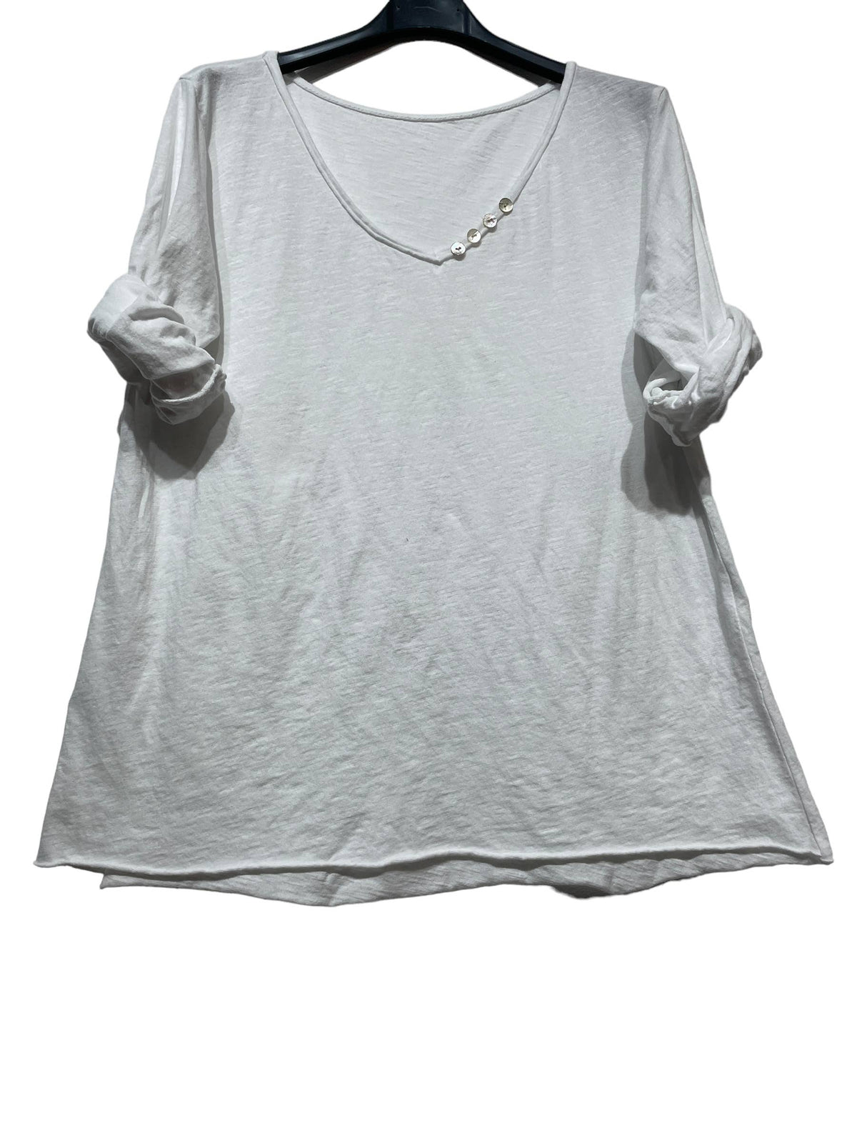 69461 BASIC COTTON TSHIRT: Black