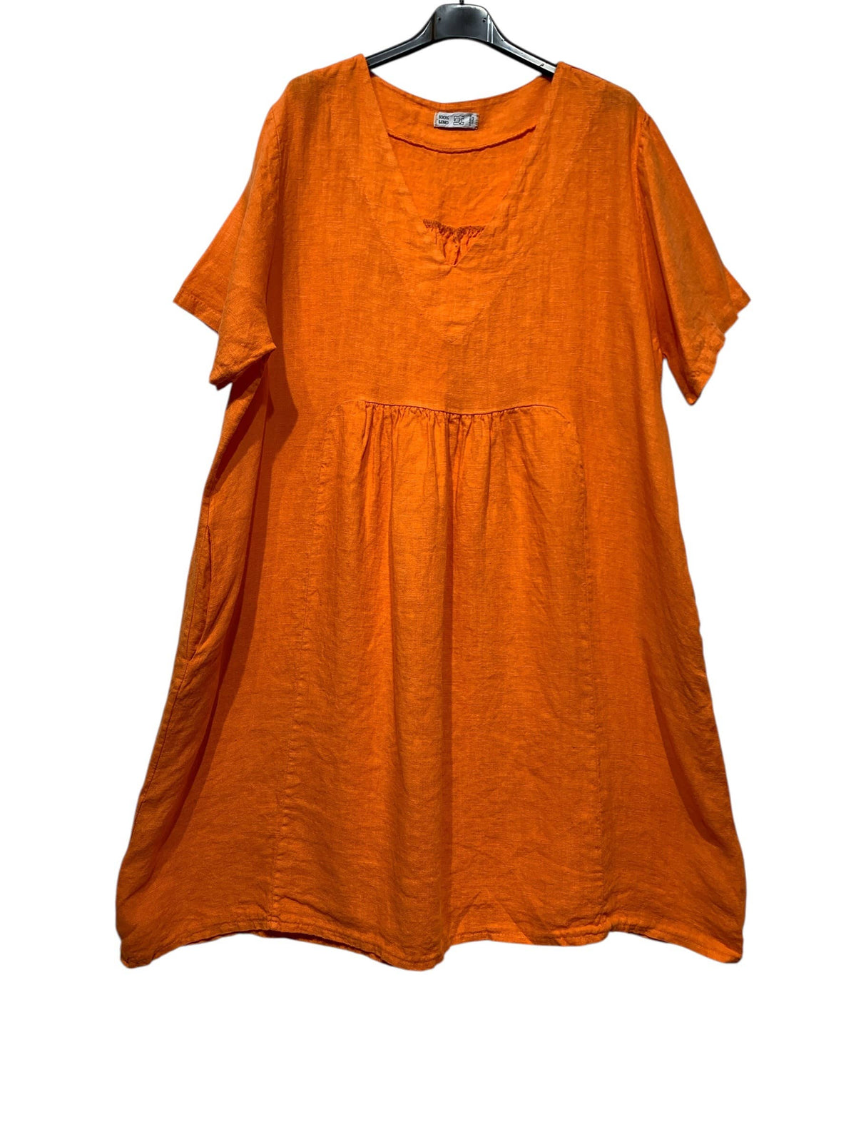 56462 THICK LINEN DRESS