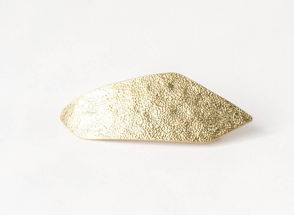 Cynthia Brushed Rock Barrette