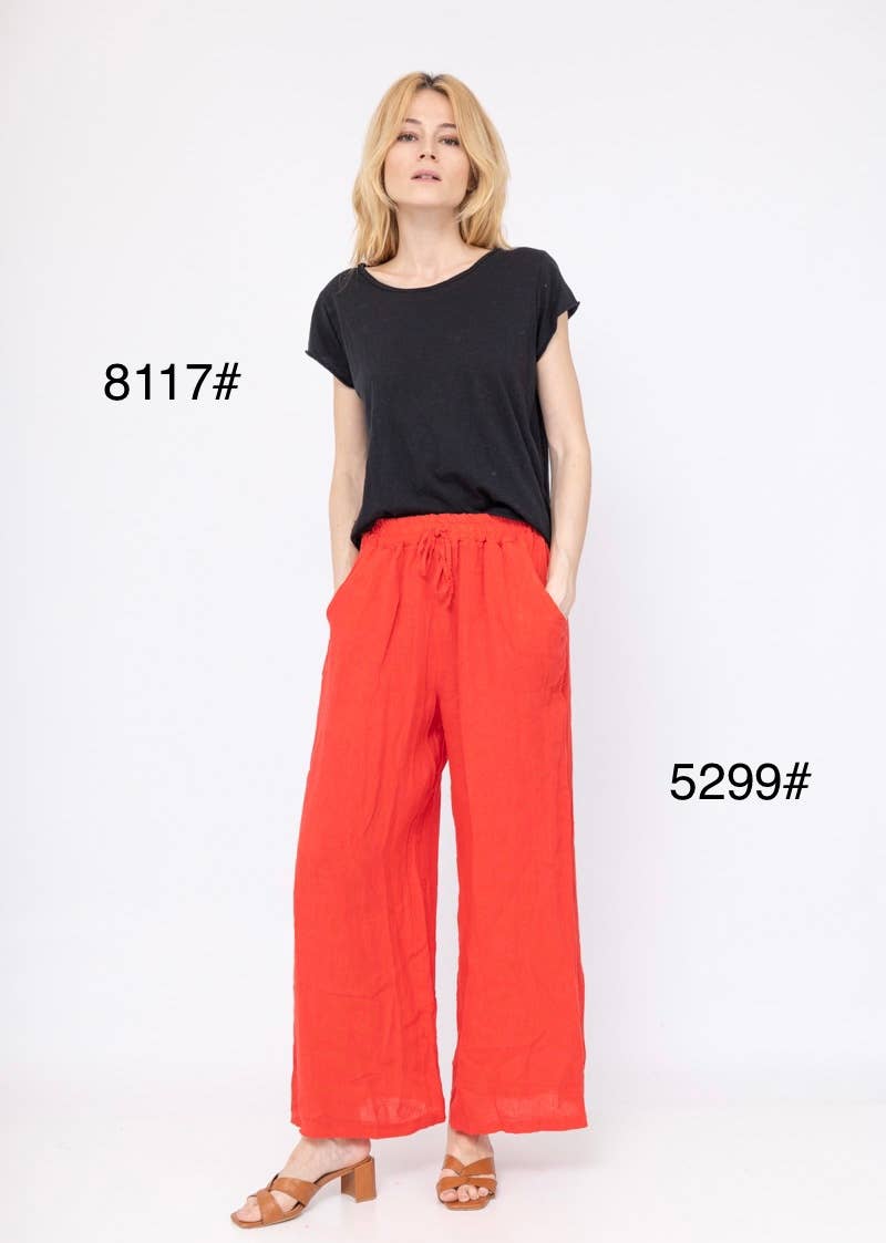 COTTON T-SHIRT ROUND NECK, BASIC 8117