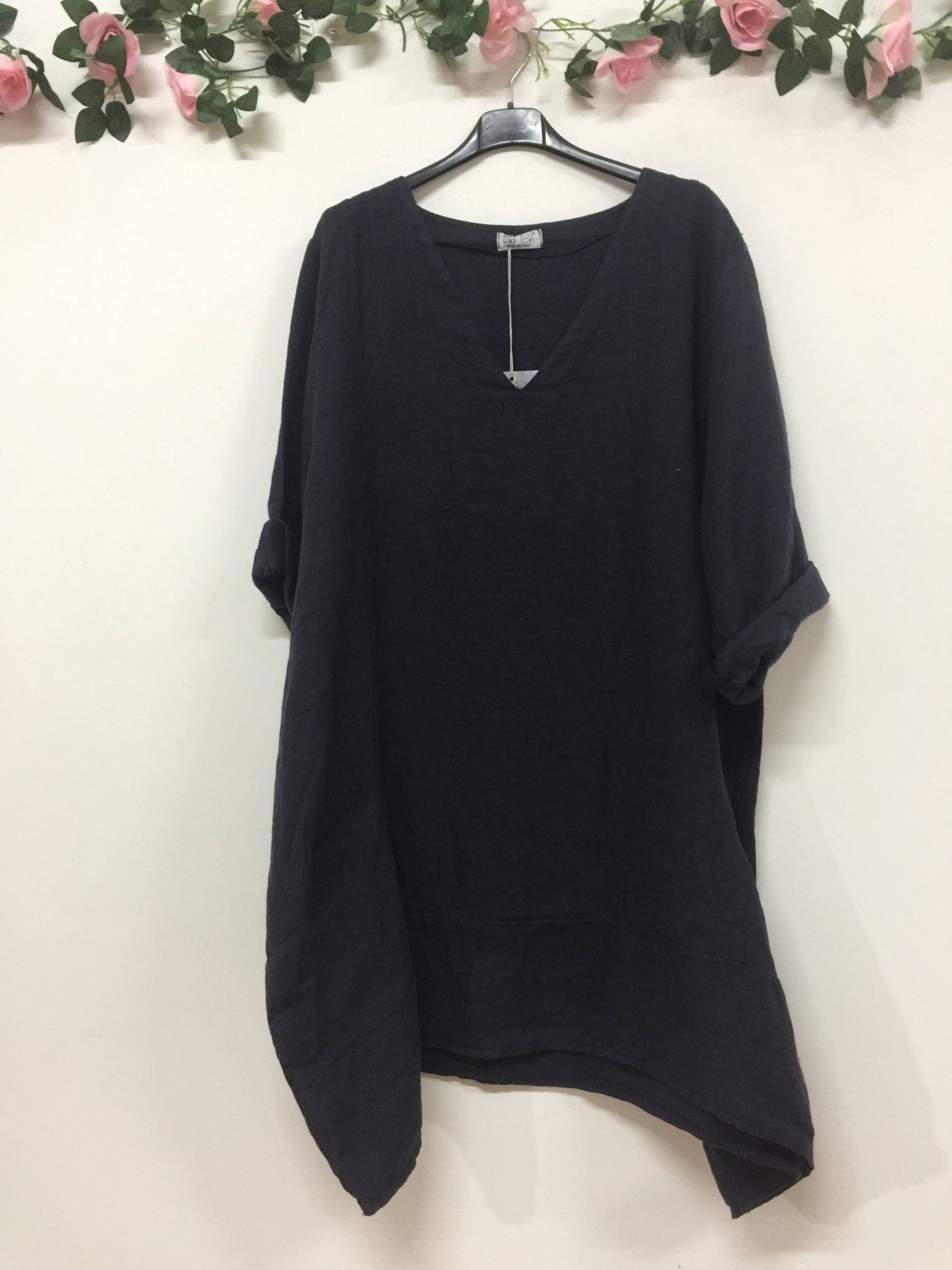 LINEN DRESS. 67188 MELANIA