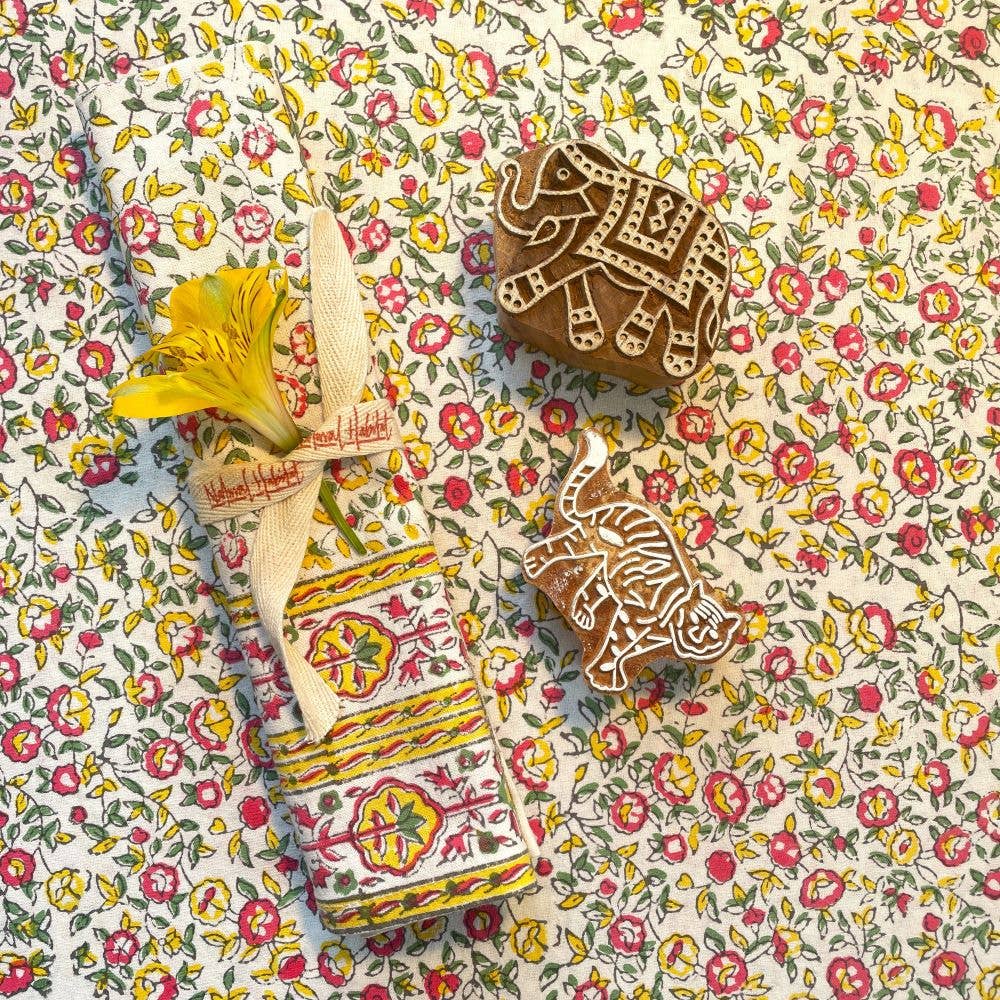 Napkins Cornwall Yellow/Pink