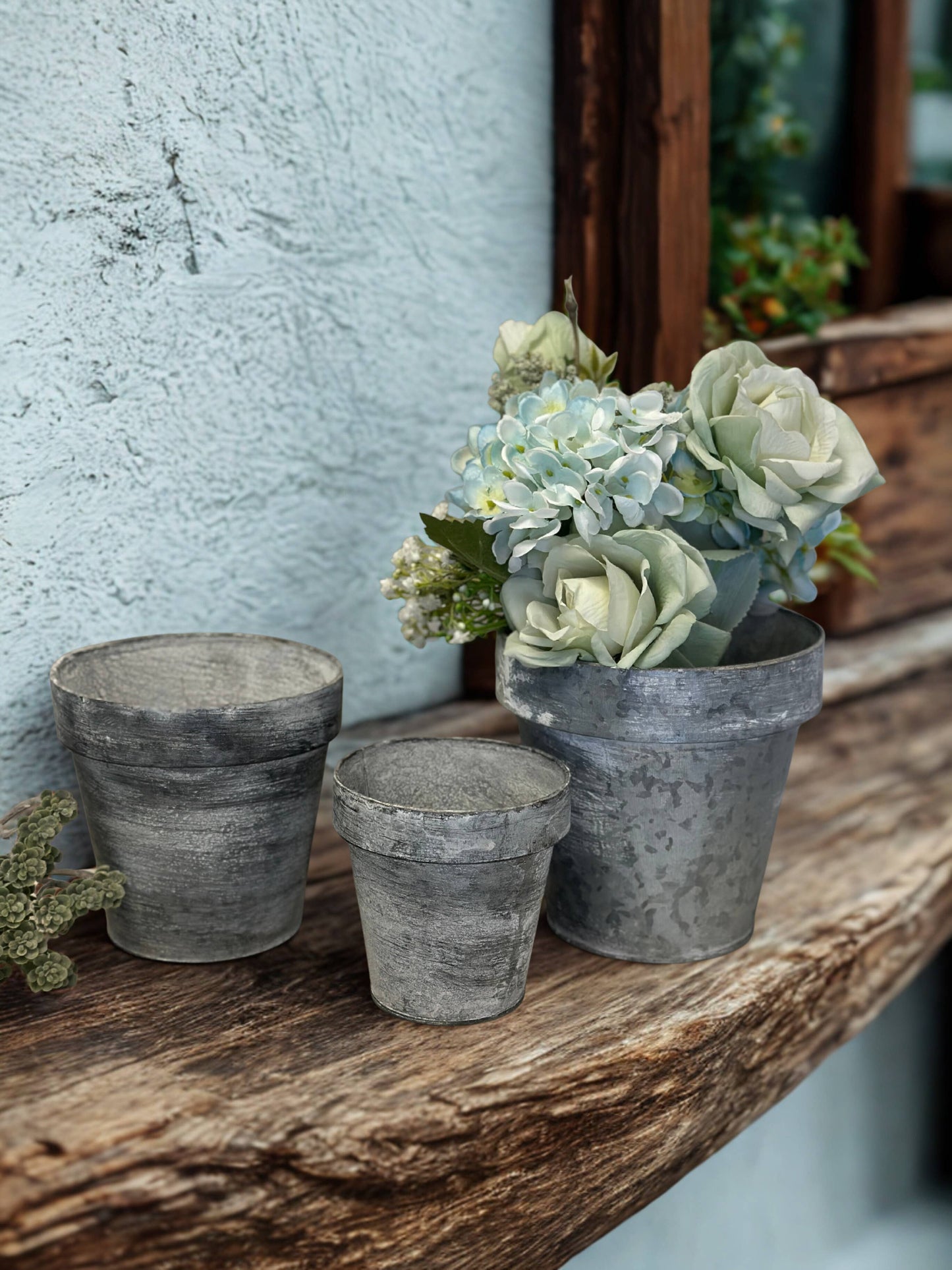 Zinc Flower Pot
