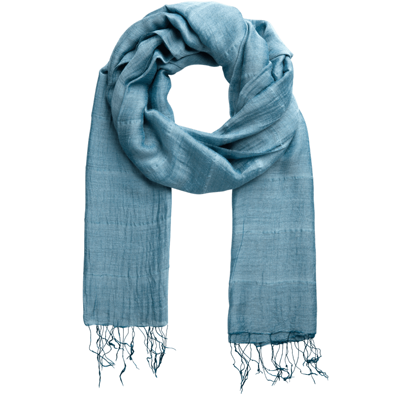 55% Silk 45% Linen Fair Trade Shawl for Spring, Summer, Fall