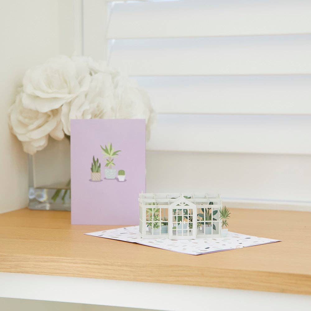 Greenhouse Garden Card, 5x7" Pop-Up Cards