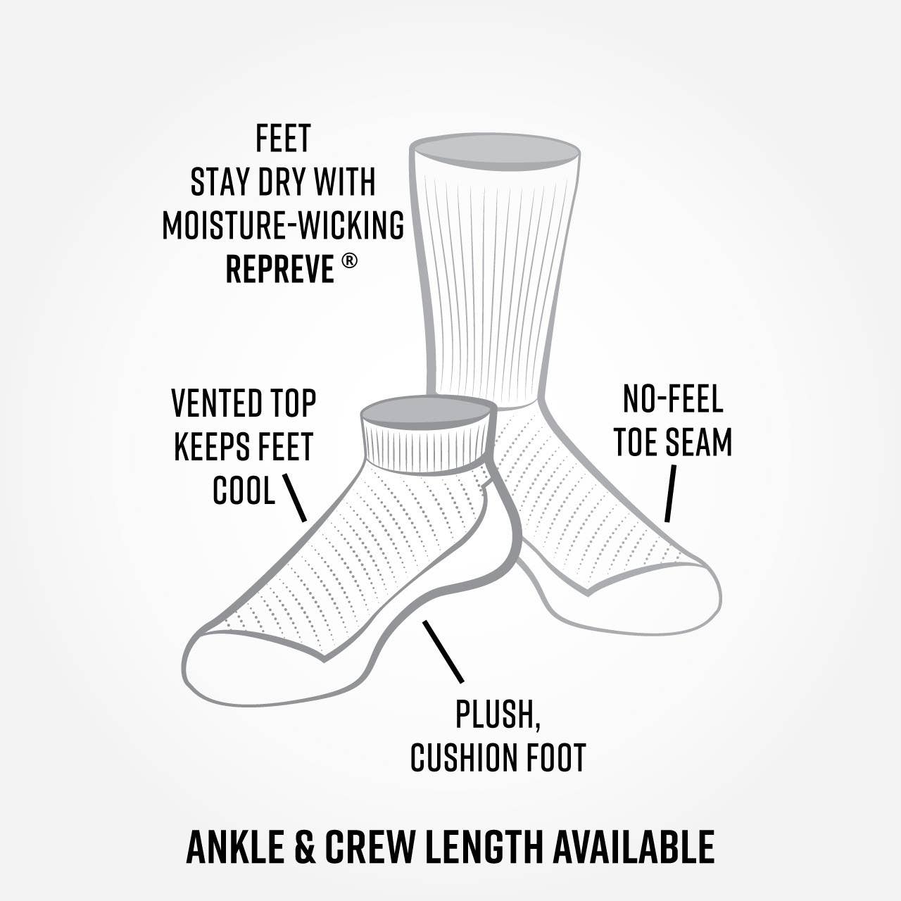 Organic Cotton Sport Crew Socks